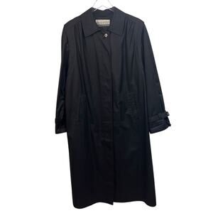 80’s West Germany black raincoat vintage Berlin Peter Muller Petite Mademoiselle